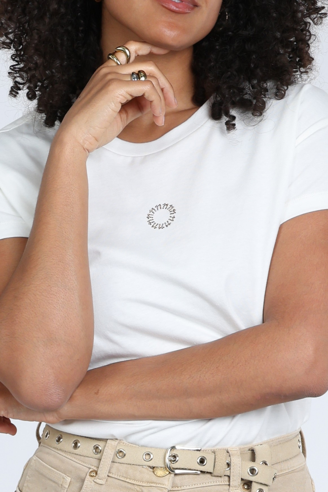 Nukus NKF04015 T-shirt korte mouw Wit