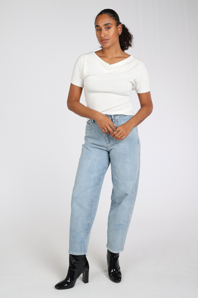 Yaya 01-000606-607 T-shirt korte mouw Wit