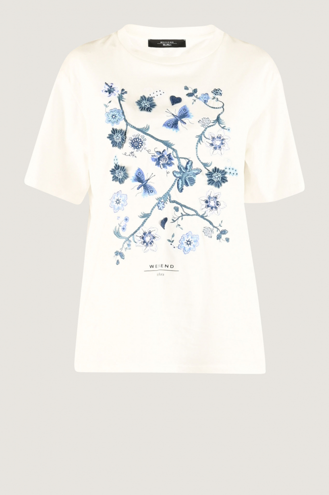 MaxMara barbano T-shirt korte mouw Wit