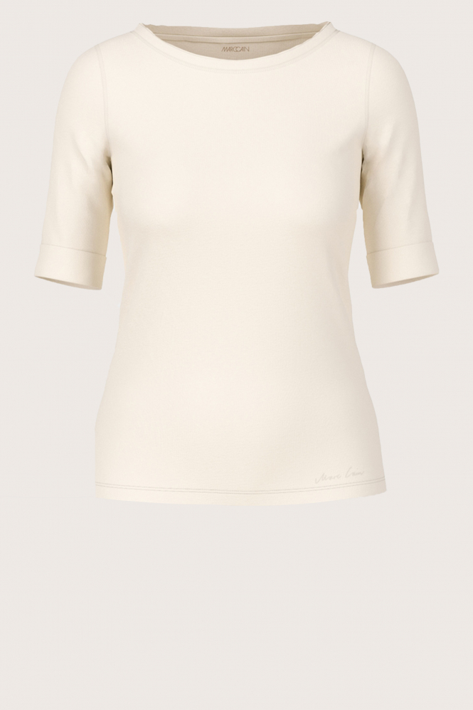 Marc Cain XC 48.13 J15 T-shirt korte mouw Wit