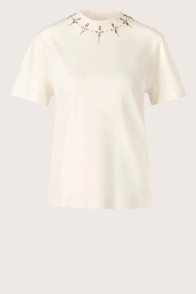 Marc Cain XC 48.16 J13 T-shirt korte mouw Wit