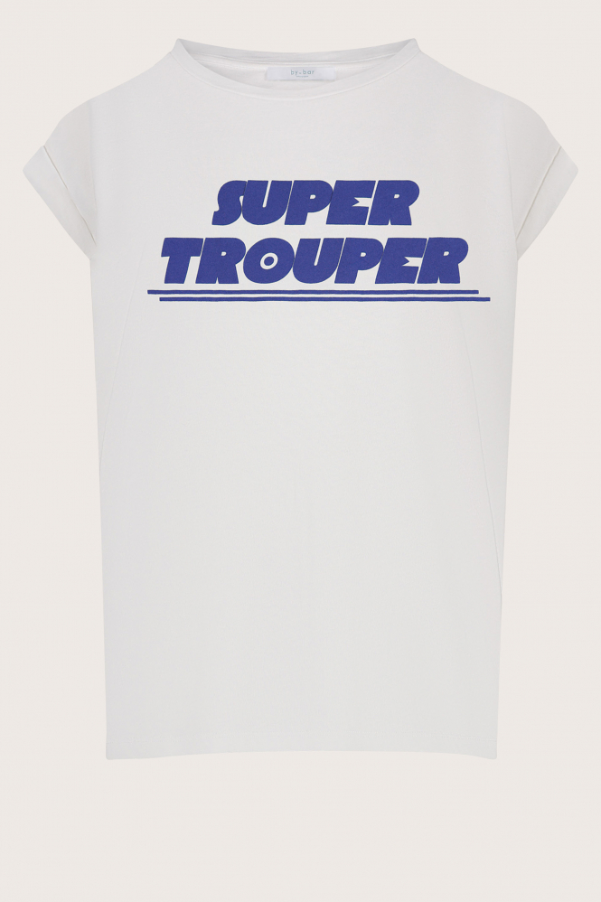By-Bar Thelma super T-shirt korte mouw Wit