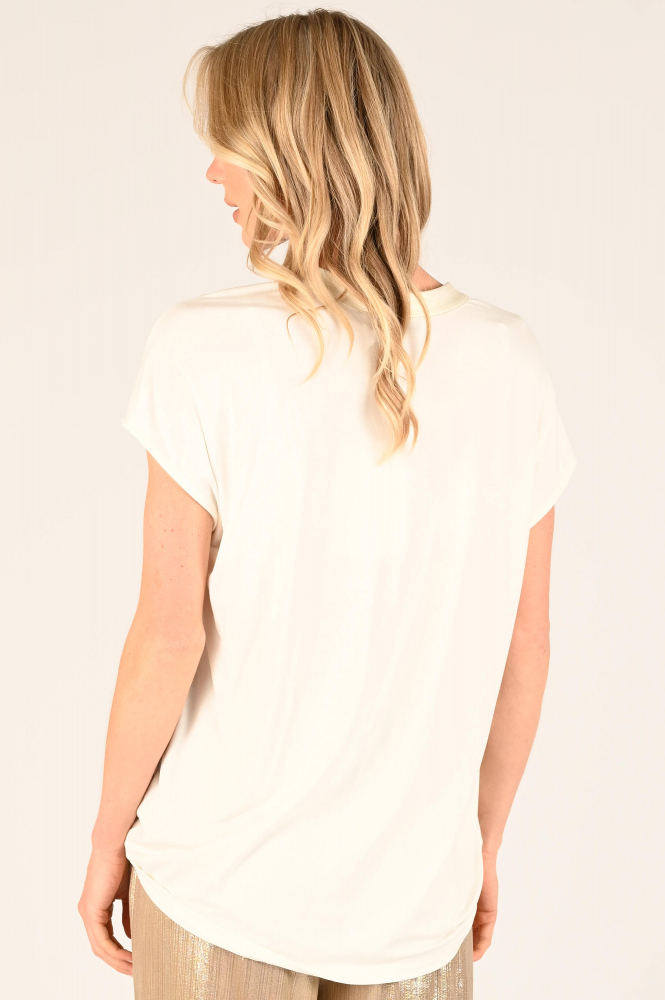 Nukus NKS01065 T-shirt korte mouw Wit