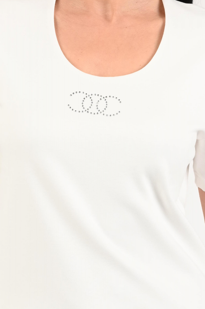 Efixelle 320405 T-shirt korte mouw Wit