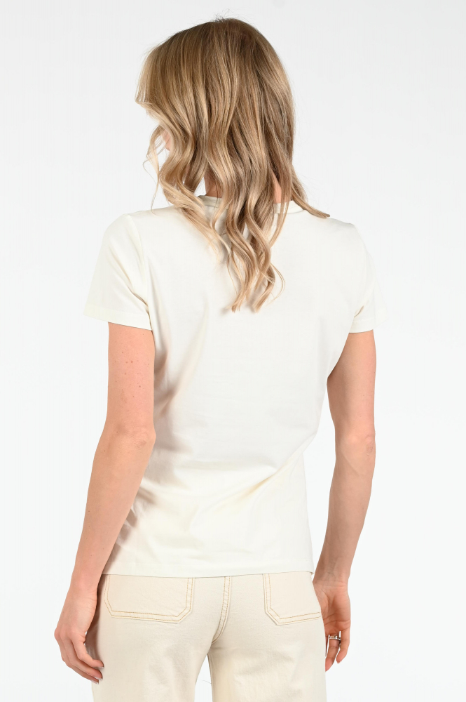 Liu Jo ta5173 T-shirt korte mouw Wit