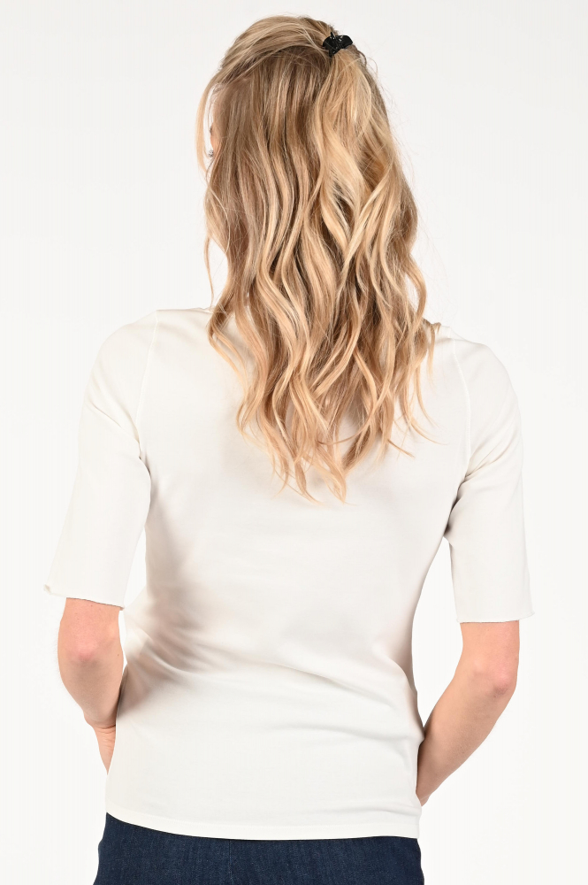 Marc Cain YC 48.13 J15 T-shirt korte mouw Wit