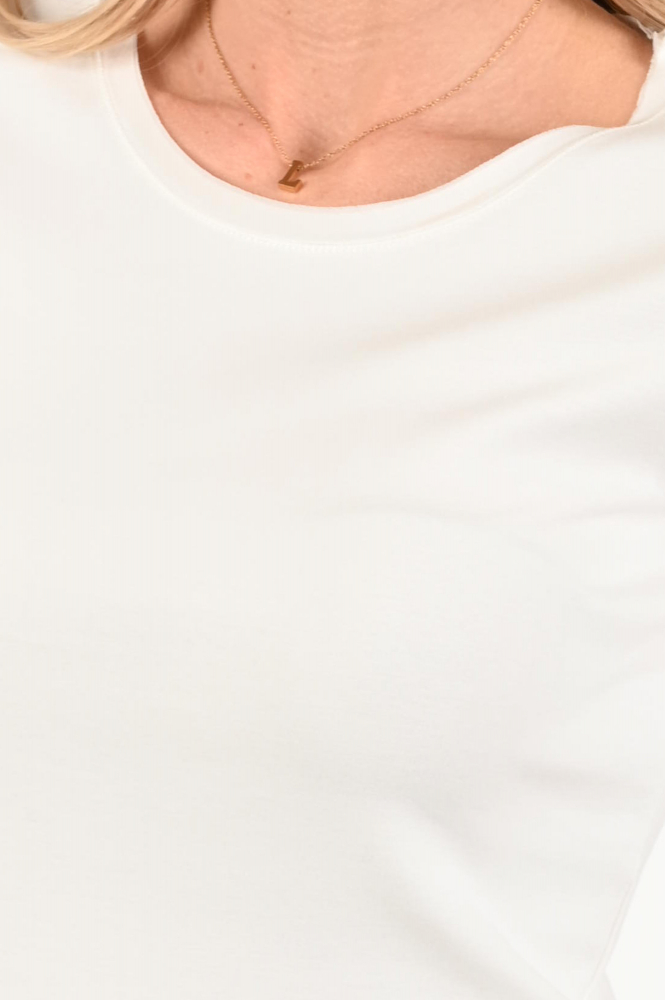 Marc Cain YC 48.13 J15 T-shirt korte mouw Wit