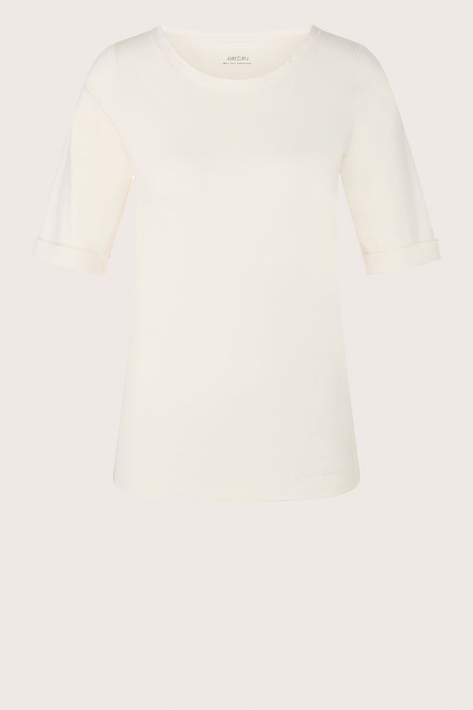 Marc Cain YC 48.13 J15 T-shirt korte mouw Wit
