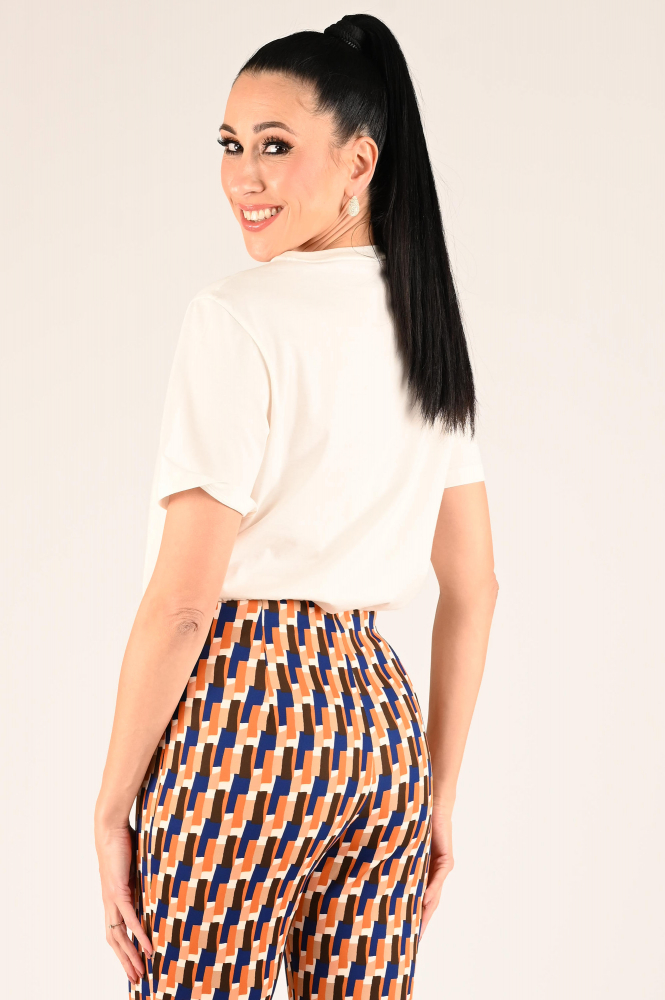 Marc Cain YC 48.10 J13 T-shirt korte mouw Wit