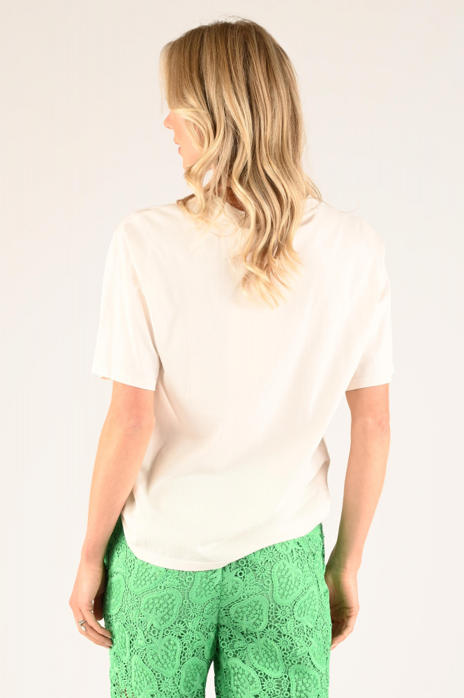 Fabienne Chapot Steve Sketchbook T-shirt korte mouw Wit