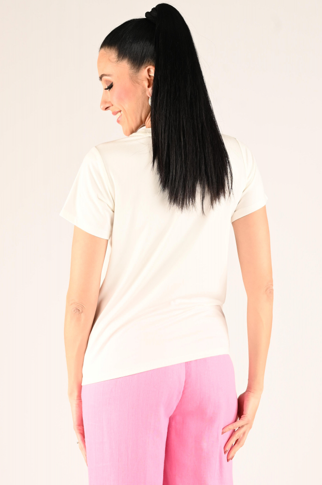 Fabienne Chapot Bernard Sun T-shirt korte mouw Wit