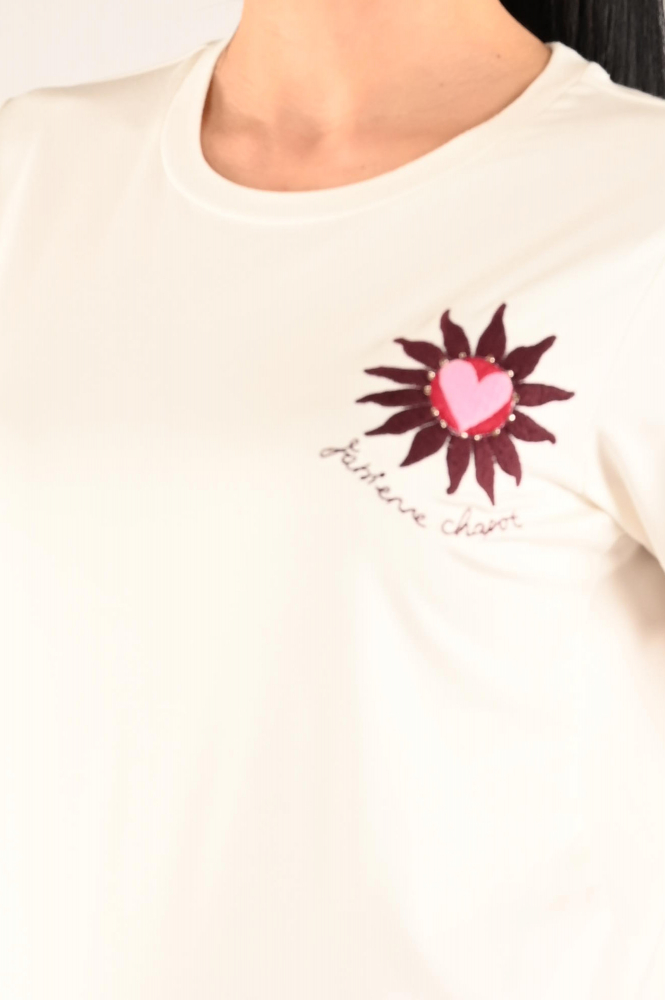 Fabienne Chapot Bernard Sun T-shirt korte mouw Wit