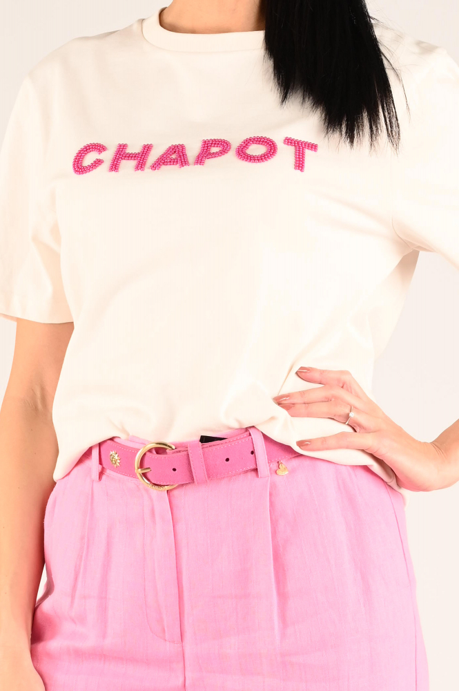 Fabienne Chapot Pearl T-shirt T-shirt korte mouw Beige