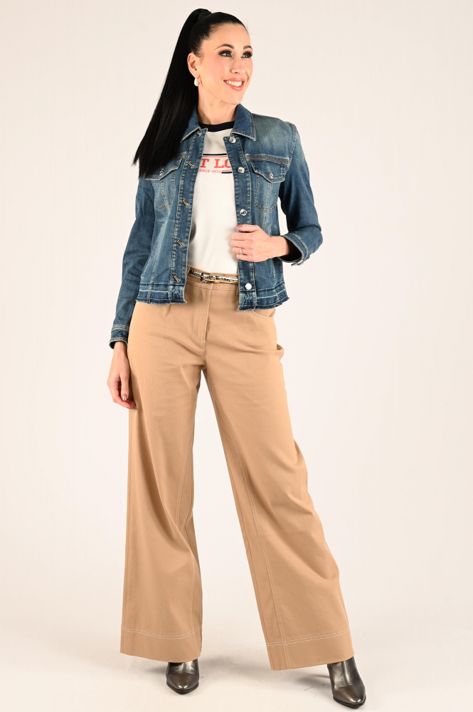 Marc Cain YS 48.25 J48 T-shirt korte mouw Wit