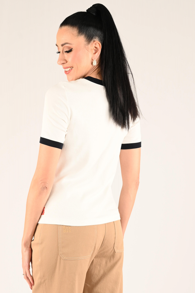 Marc Cain YS 48.25 J48 T-shirt korte mouw Wit