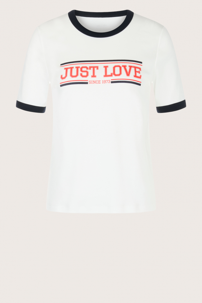 Marc Cain YS 48.25 J48 T-shirt korte mouw Wit