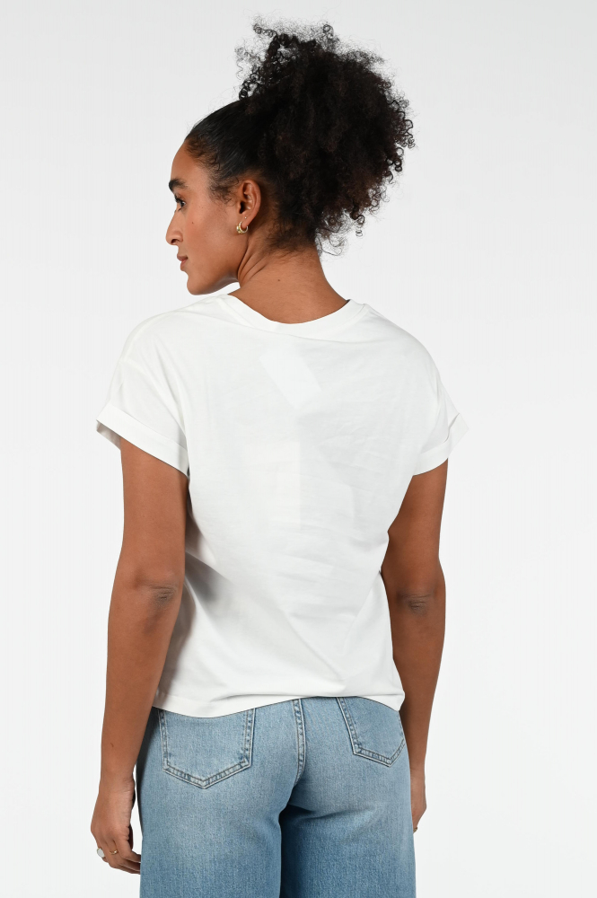 Nukus NKS04000 T-shirt korte mouw Wit