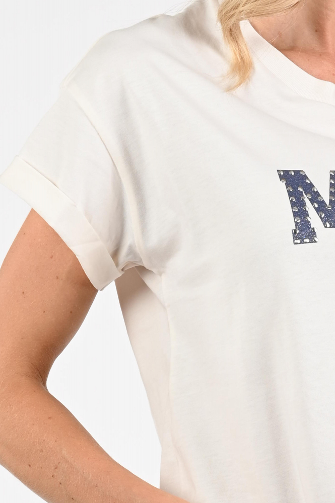 Nukus NKF04005 T-shirt korte mouw Beige