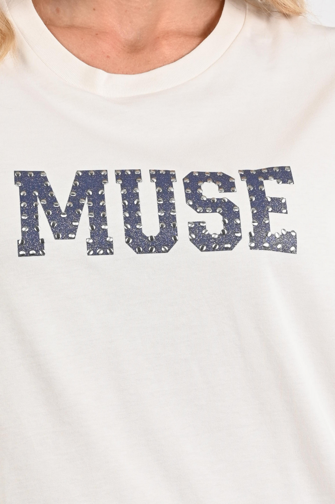 Nukus NKF04005 T-shirt korte mouw Beige