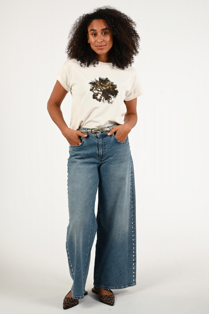 Nukus NKF04004 T-shirt korte mouw Wit