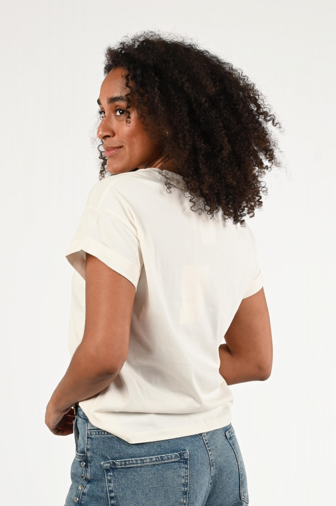 Nukus NKF04004 T-shirt korte mouw Wit