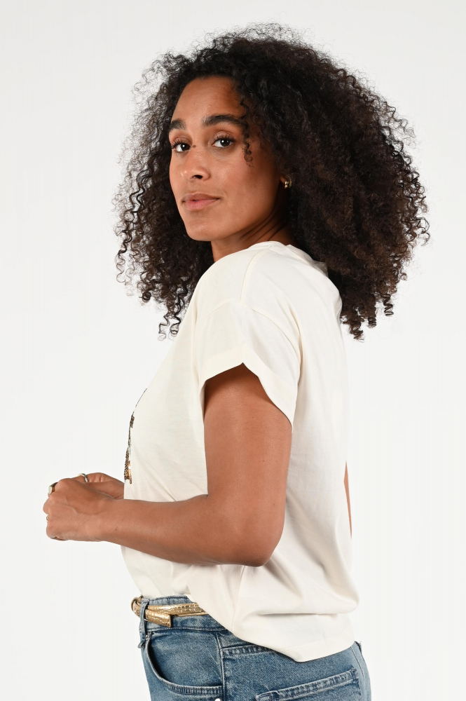 Nukus NKF04004 T-shirt korte mouw Wit