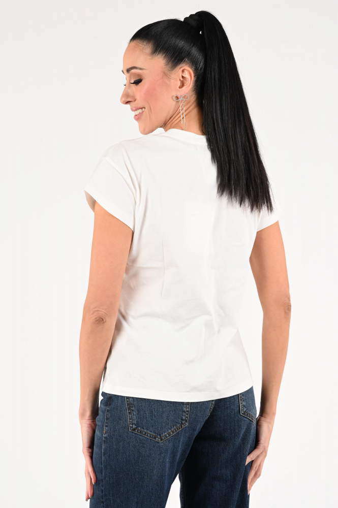 Nukus NKF04007 T-shirt korte mouw Wit