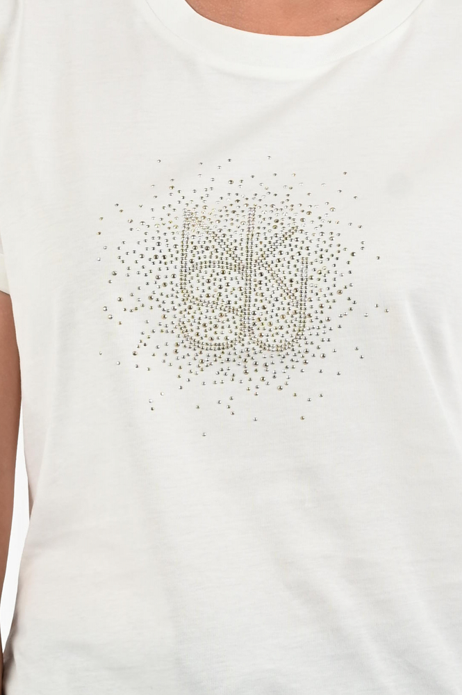 Nukus NKF04008 T-shirt korte mouw Wit