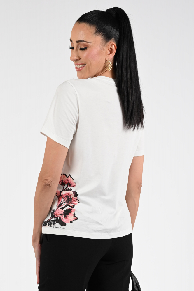 Marc Cain ZC 48.02 J59 T-shirt korte mouw Wit