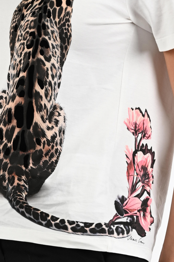 Marc Cain ZC 48.02 J59 T-shirt korte mouw Wit