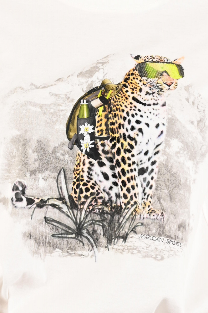 Marc Cain ZS 48.20 J41 T-shirt korte mouw Wit