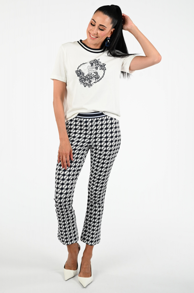 Marc Cain ZS 48.20 J34 T-shirt korte mouw Wit