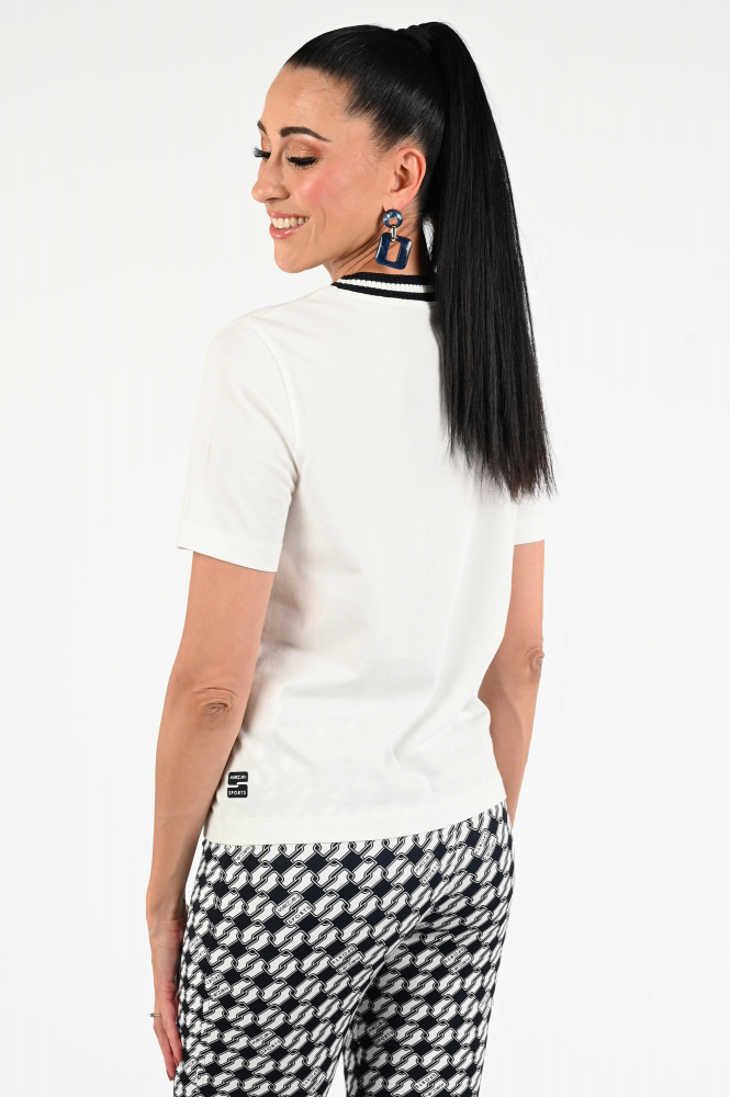 Marc Cain ZS 48.20 J34 T-shirt korte mouw Wit