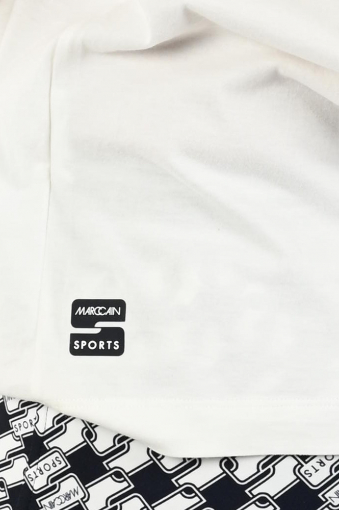 Marc Cain ZS 48.20 J34 T-shirt korte mouw Wit