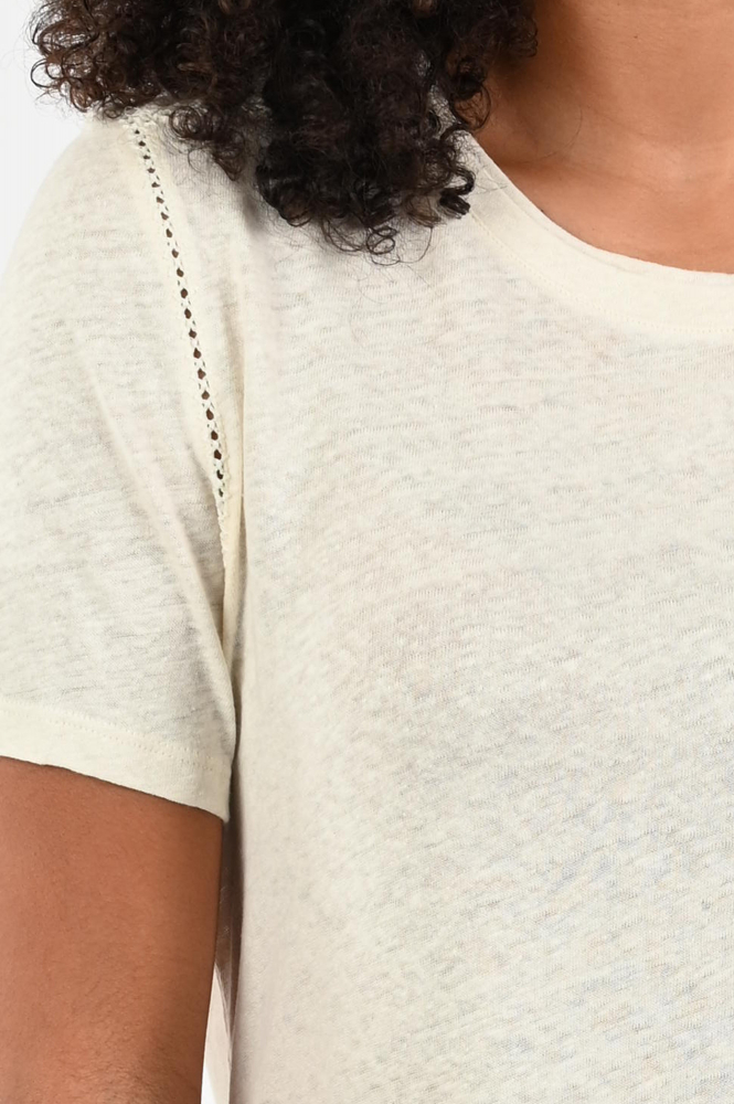 Geisha 52102-47 T-shirt korte mouw Beige