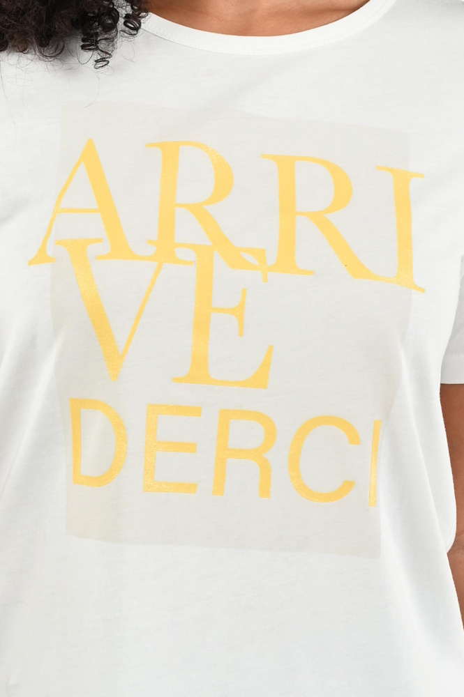 Monari 409000 T-shirt korte mouw Beige