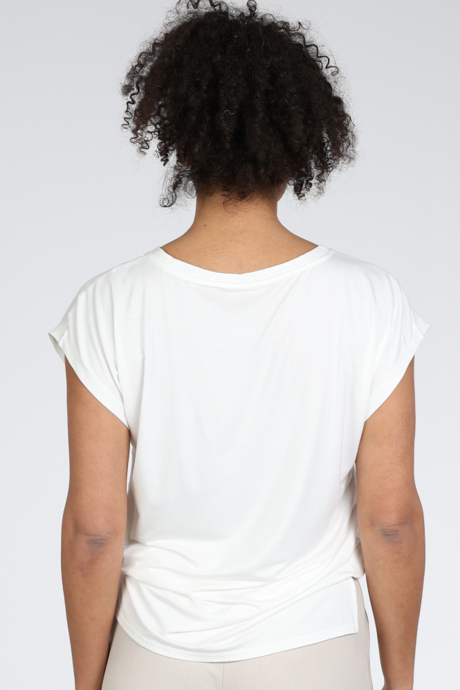Yaya 01-701010-N T-shirt korte mouw Wit