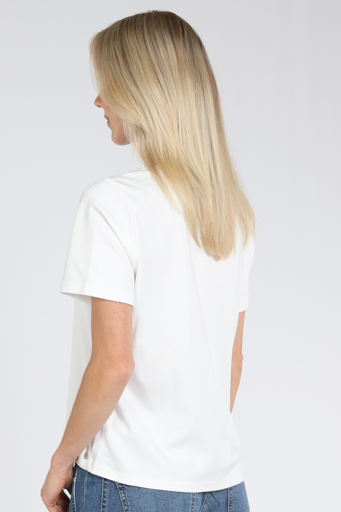 Nukus NKS04012 T-shirt korte mouw Wit
