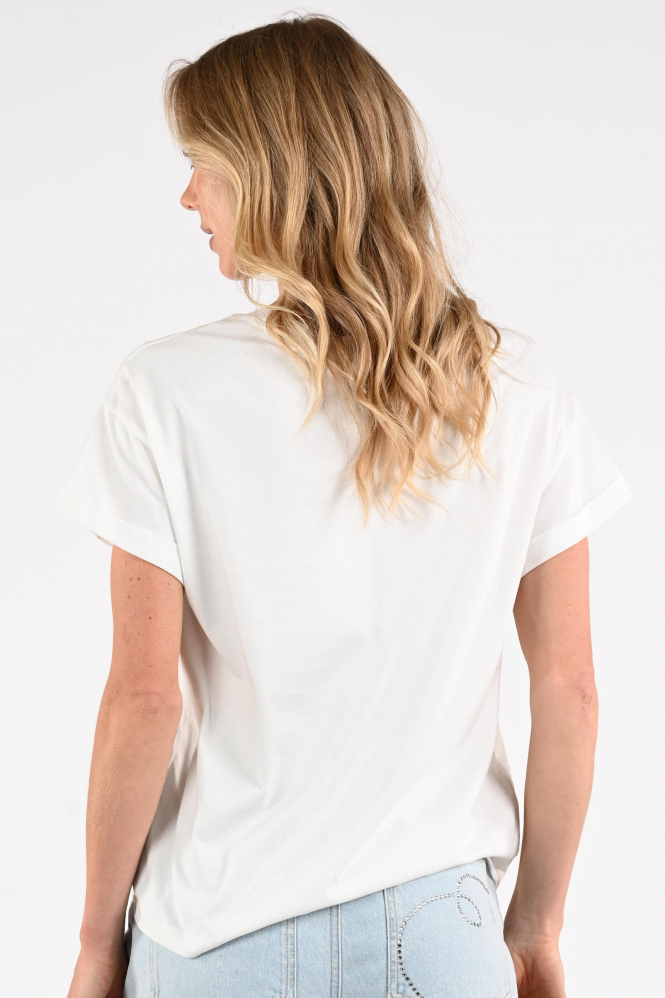 Nukus NKS04025 T-shirt korte mouw Wit