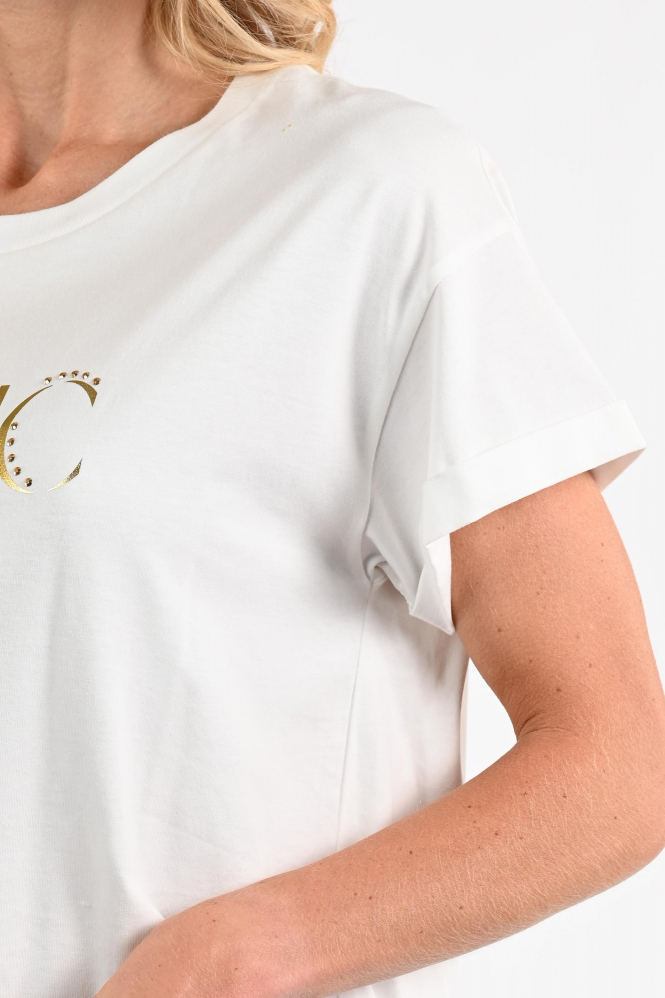 Nukus NKS04025 T-shirt korte mouw Wit