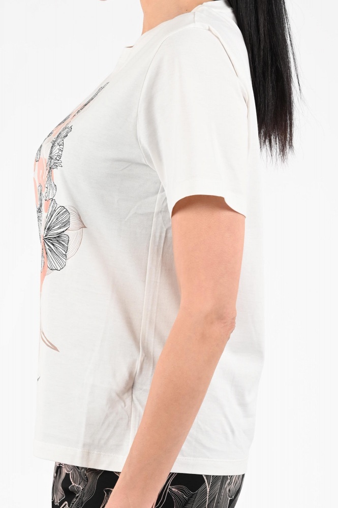 Marc Cain AC 48.10 J18 T-shirt korte mouw Wit