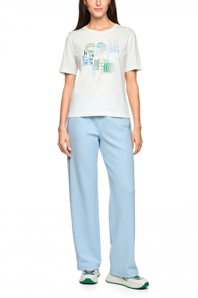 Marc Cain AS 48.20 J36 T-shirt korte mouw Wit