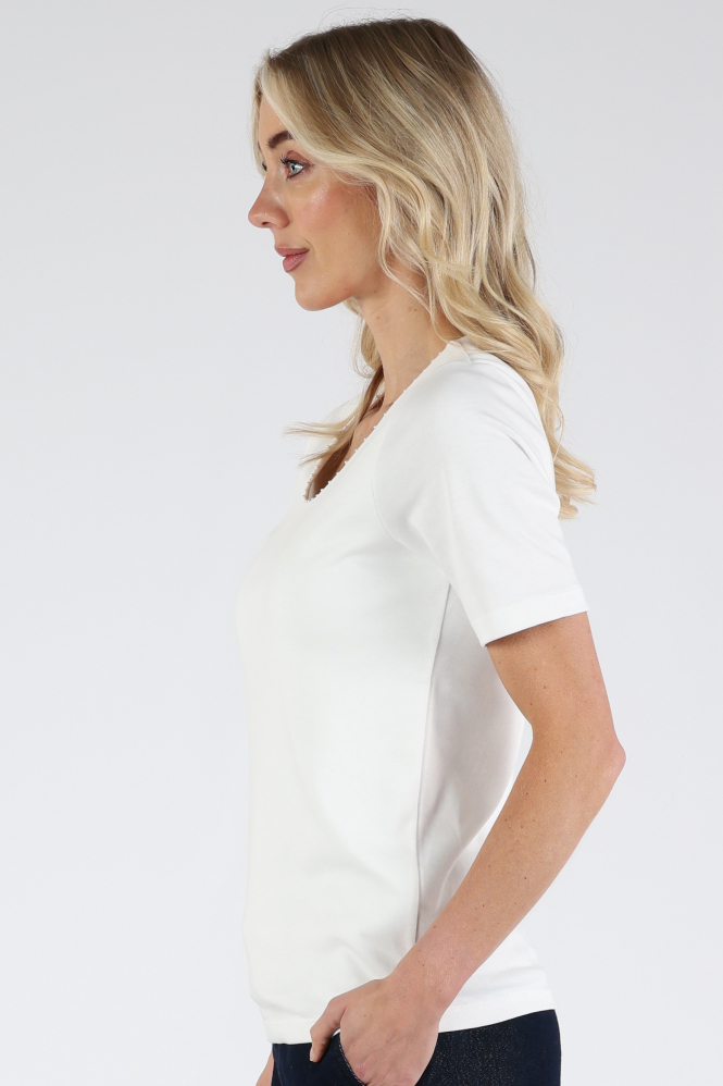 Efixelle 340423 T-shirt korte mouw Wit