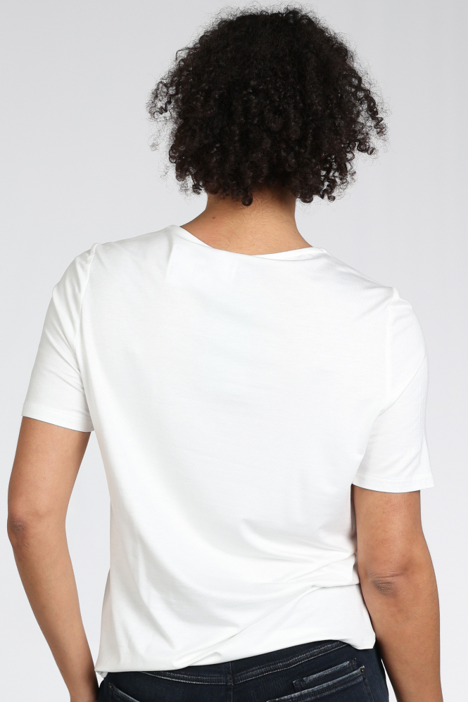 Frank walder 716426 T-shirt korte mouw Wit