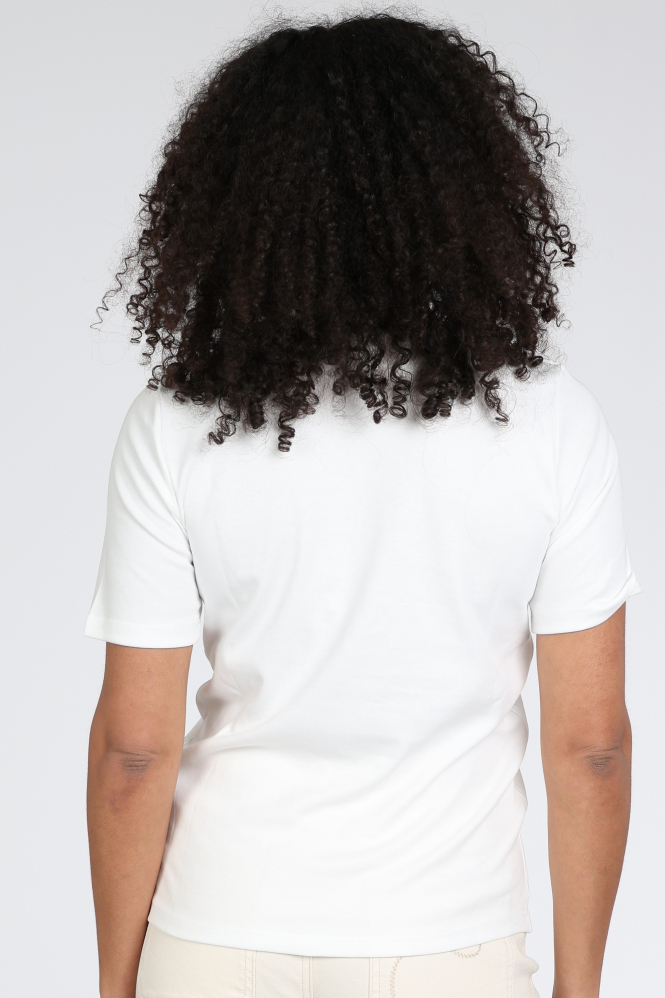 Zaida 346001 T-shirt korte mouw Wit