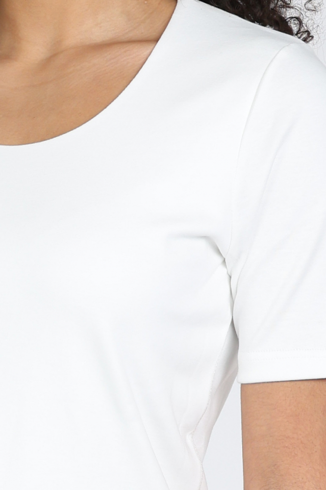 Zaida 346001 T-shirt korte mouw Wit