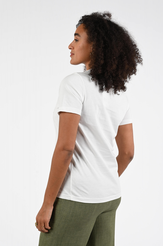 Geisha 62072-24 T-shirt korte mouw Wit