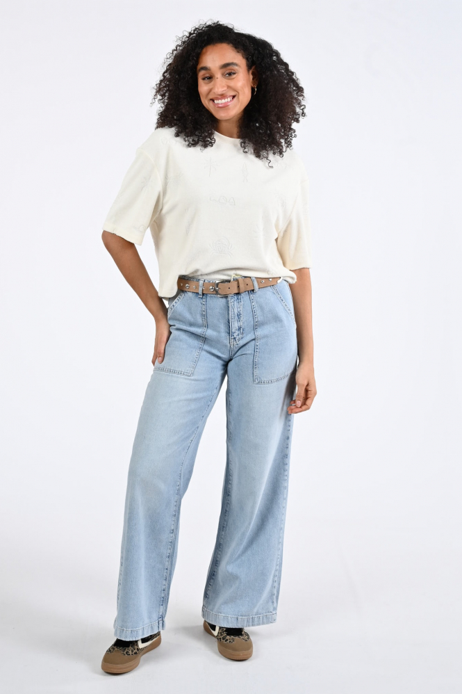 Fabienne Chapot CLTTSH10SS261009 T-shirt korte mouw Wit