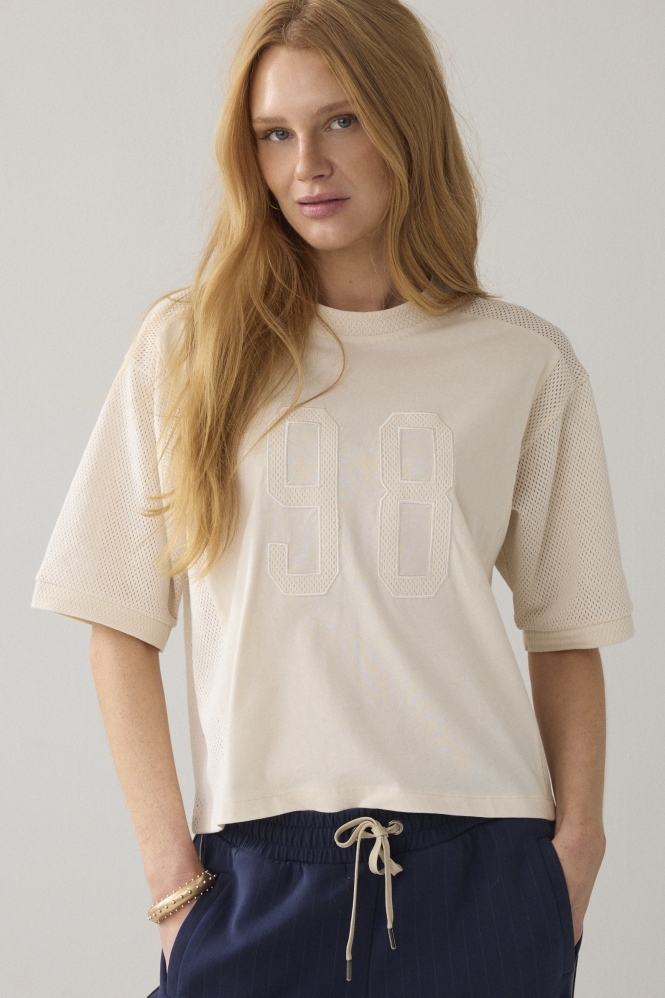 Summum 3s5282-30765 T-shirt korte mouw Wit