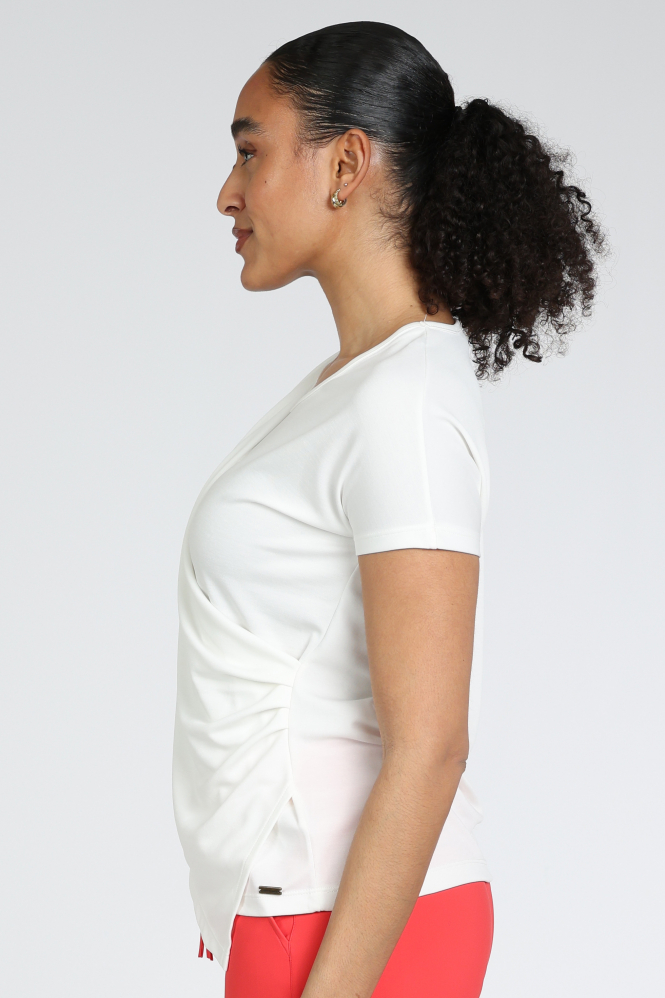 Roberto sarto 6111111 T-shirt korte mouw Wit